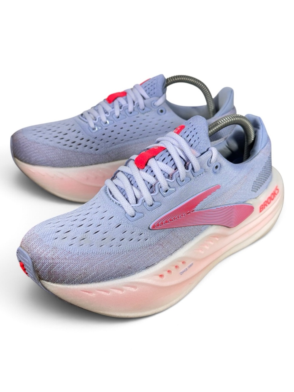 Brooks Glycerin Max 1 Women’s Blue Heron Diva Pink Mesh Low Top Size 8.5 B